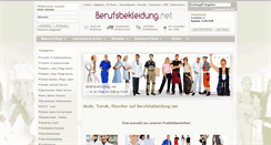 Desktop Screenshot of berufsbekleidung.net